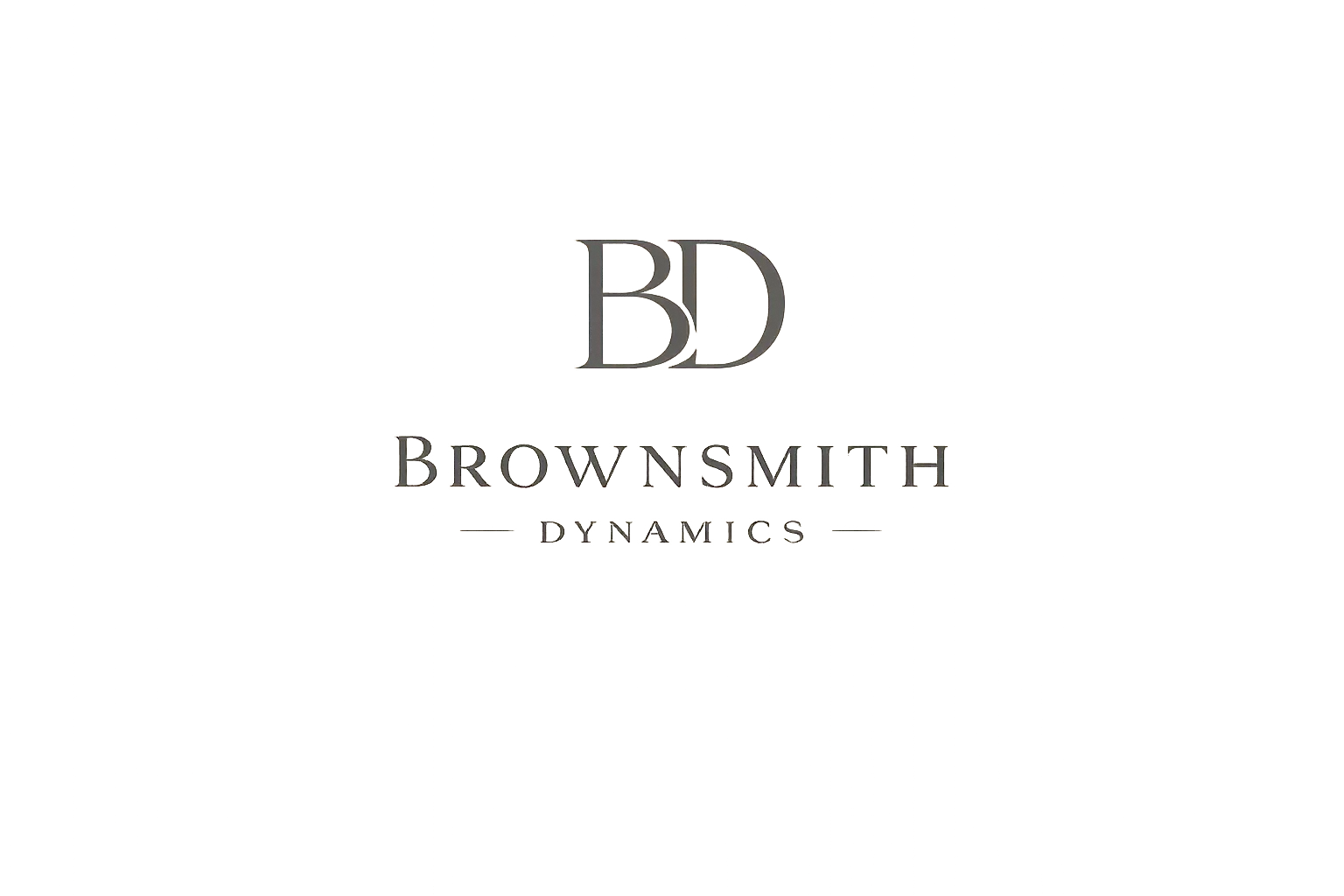 Brownsmith Dynamics logo for the BD AI implementation and software studio
