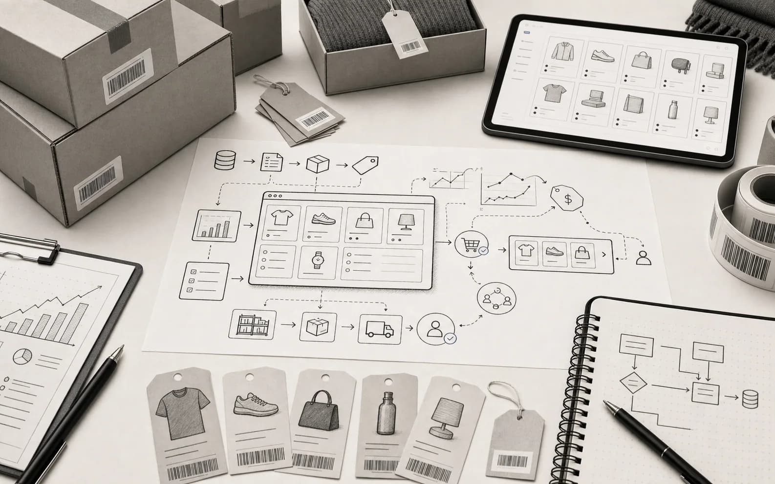 Commerce Intelligence Platform planning diagram for Brownsmith Dynamics