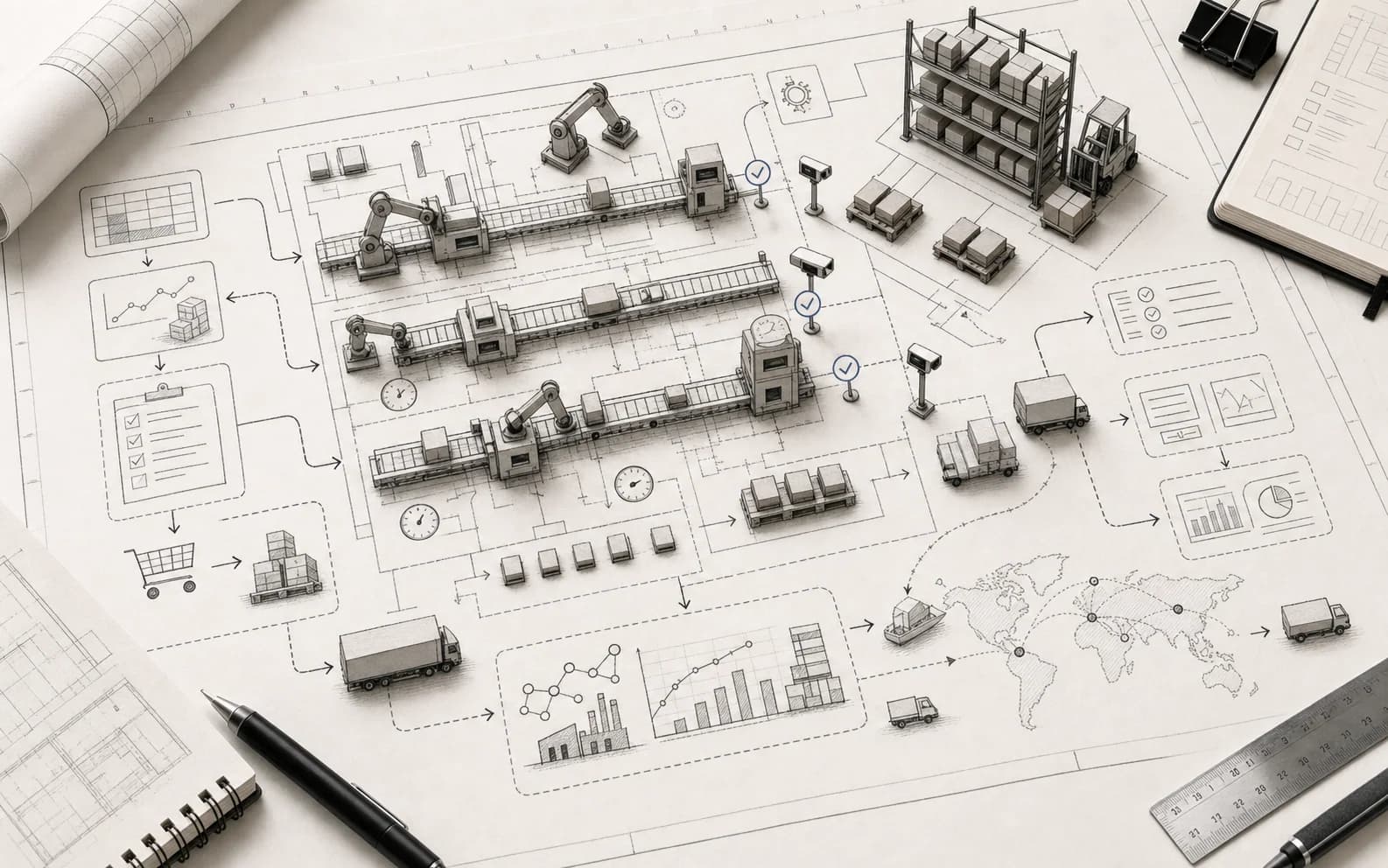 Industrial Operations Platform planning diagram for Brownsmith Dynamics