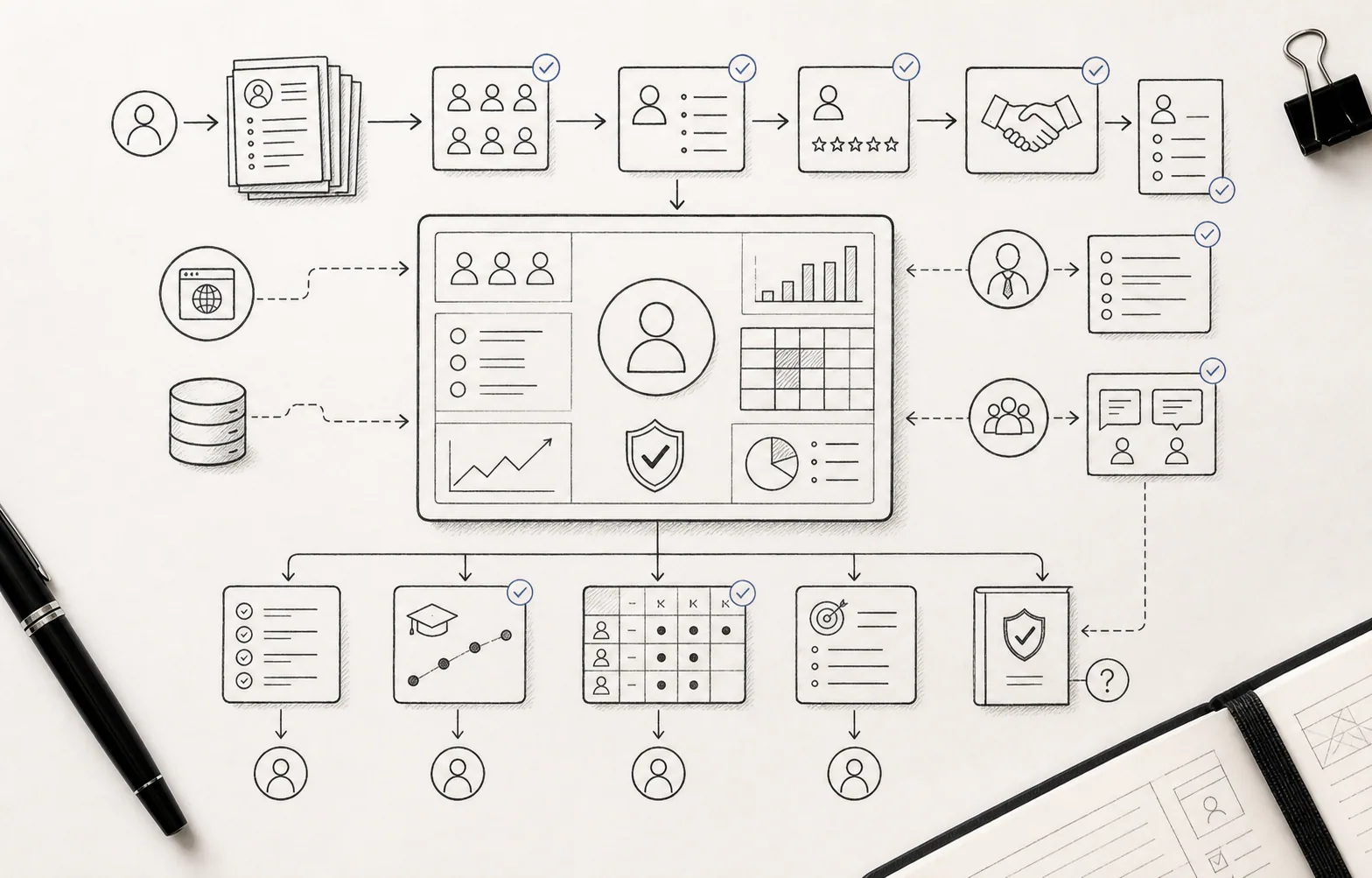 Workforce Intelligence Suite planning diagram for Brownsmith Dynamics